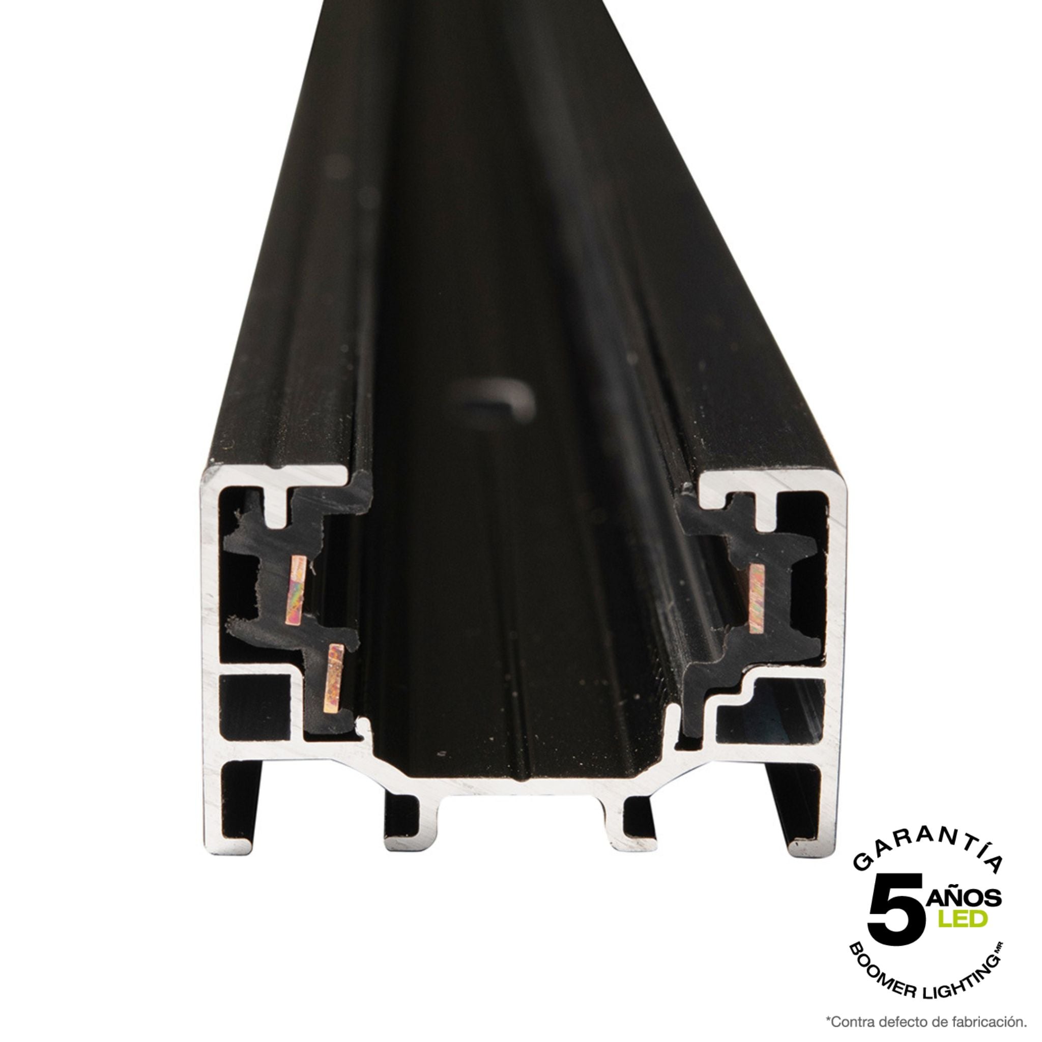 RIEL ELÉCTRICO NEGRO HS3 DE 2 METROS PARA SOBREMONTAJE