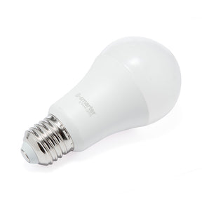 PAQUETE DE 3 FOCOS LED A19 8.5W, LUZ CÁLIDA, 850LM, BASE E27