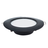 EMPOTRABLE NEGRO 6W, LUZ FRÍA, IP20, BOTE CHICO, 600LM