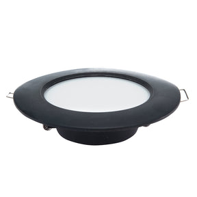 EMPOTRABLE NEGRO 6W, LUZ FRÍA, IP20, BOTE CHICO, 600LM