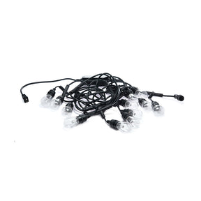 GUIRNALDA DE LUCES LED, 12W, LUZ CÁLIDA, EXTERIOR