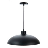 LÁMPARA COLGANTE ALESSIO NEGRO, 15 W, BASE E27, INTERIOR, AL