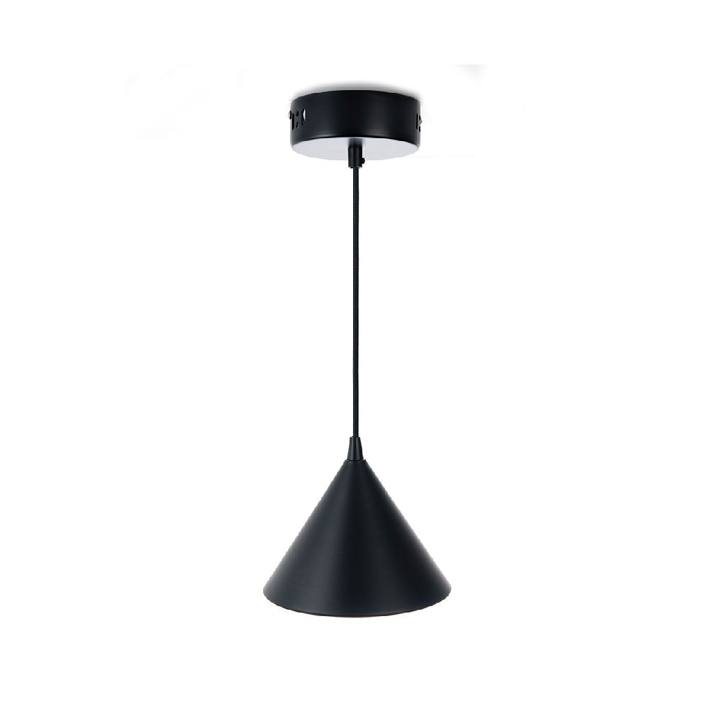 LÁMPARA COLGANTE ENZO NEGRO, 8 W, LUZ CÁLIDA, INTERIOR, AL