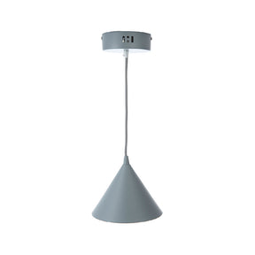 LÁMPARA COLGANTE ENZO GRIS, 8 W, LUZ CÁLIDA, INTERIOR, AL