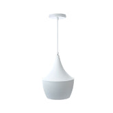LÁMPARA COLGANTE MIA BLANCO, 15 W, BASE E27, INTERIOR, AL