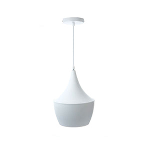 LÁMPARA COLGANTE MIA BLANCO, 15 W, BASE E27, INTERIOR, AL