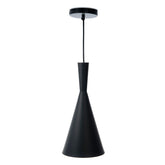 LÁMPARA COLGANTE ROCCO NEGRO, 15 W, BASE E27, INTERIOR, AL