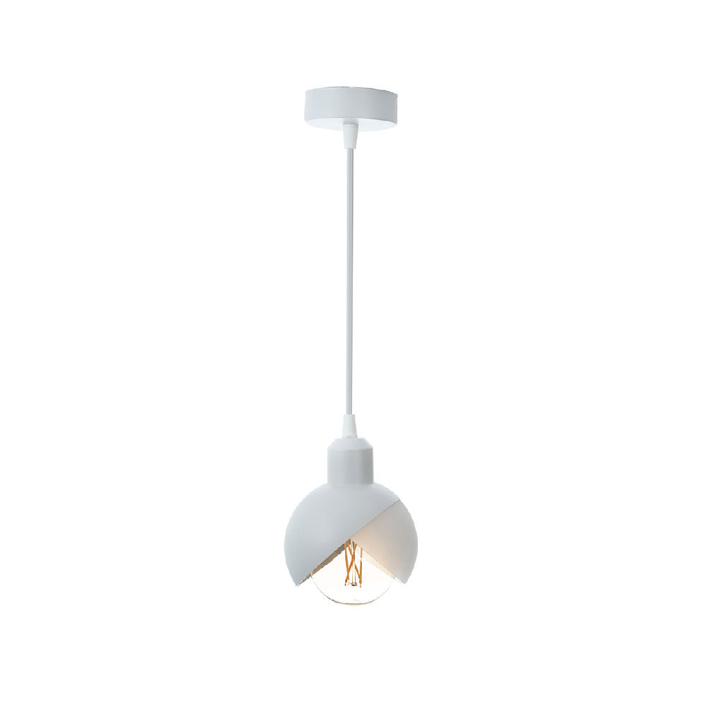 LÁMPARA COLGANTE LANTAAR BLANCO, 15 W, BASE E27 INTERIOR, AL