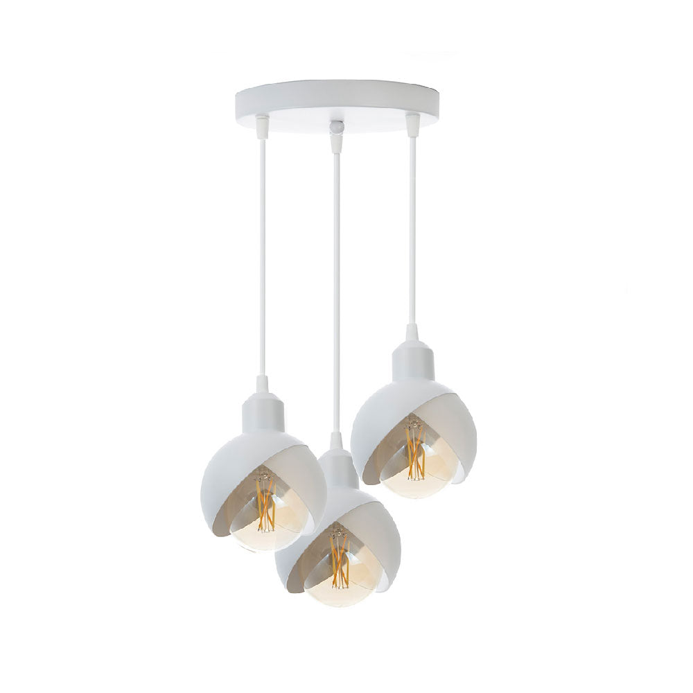 LÁMPARA COLGANTE LANTAAR 3 BLANCO, 45 W, BASE E27, INTERIOR
