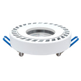 MARCO EMPOTRABLE BLANCO Y4R4 PARA FOCO LED, 6.5W, GU10 MR16