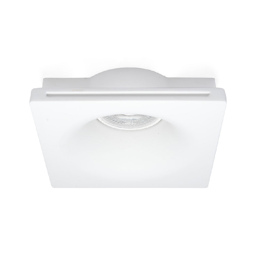 MARCO EMPOTRABLE Y7R7 DE YESO PARA FOCO LED, 8W, BASE MR16