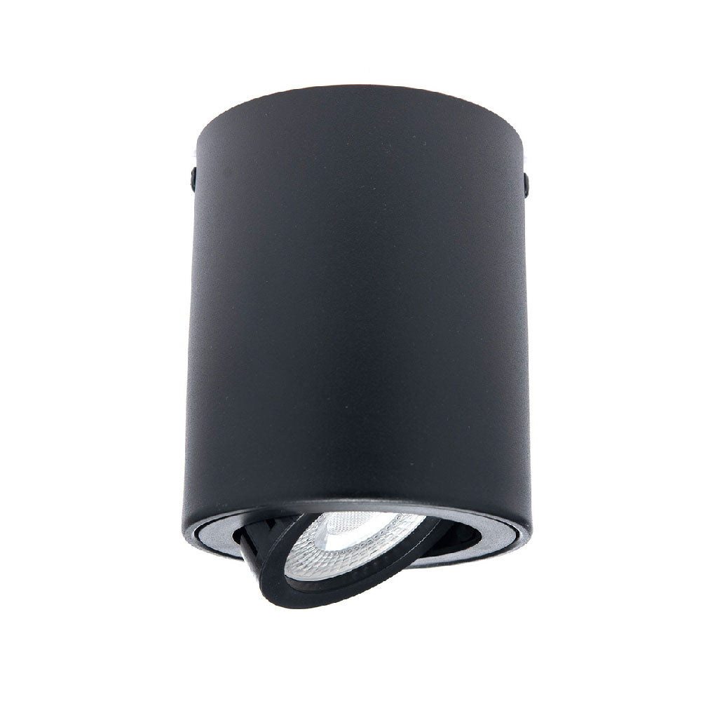MARCO SOBREPONER NEGRO Y9R9, FOCO LED, 6.5W, BASE MR16
