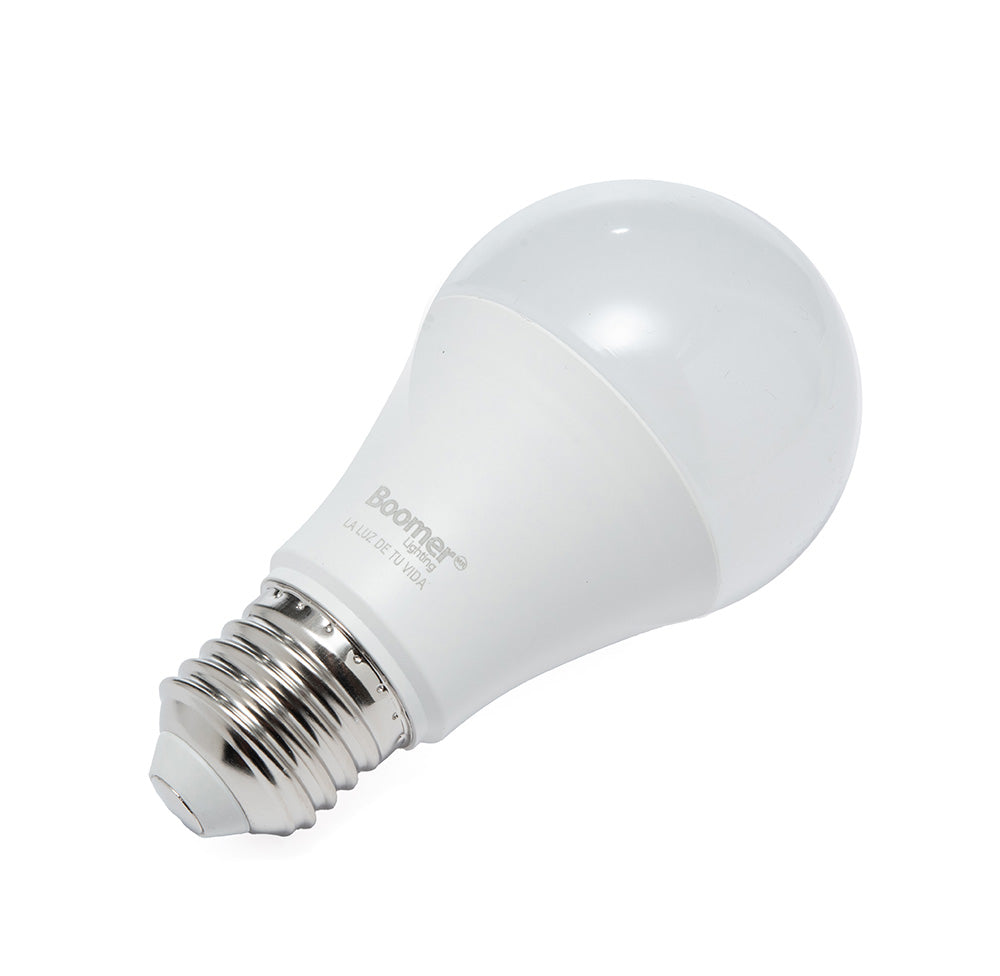 PAQUETE DE 3 FOCOS LED A19, 12W, LUZ FRÍA, 1200LM, BASE E27