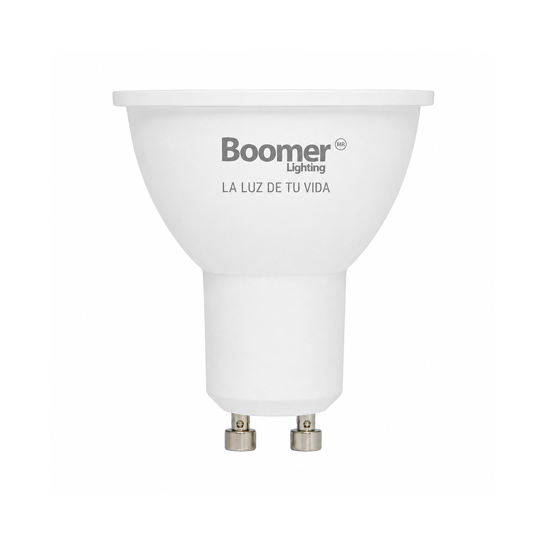 10 FOCOS LED GU10 6.5W LUZ CÁLIDA, 585 LM, NO ATENUABLE