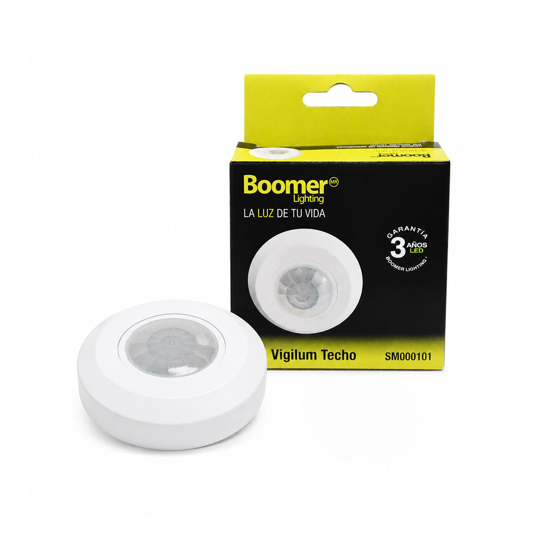 SENSOR DE MOVIMIENTO PIR PARA TECHO 100W 360 GRADOS