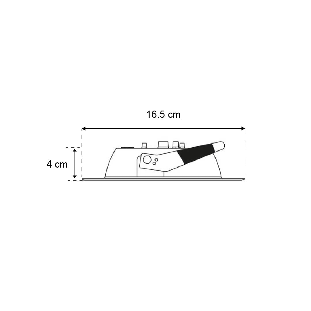 EMPOTRABLE BLANCO 12W ATENUABLE LUZ NEUTRA PARA BOTE, 1320LM