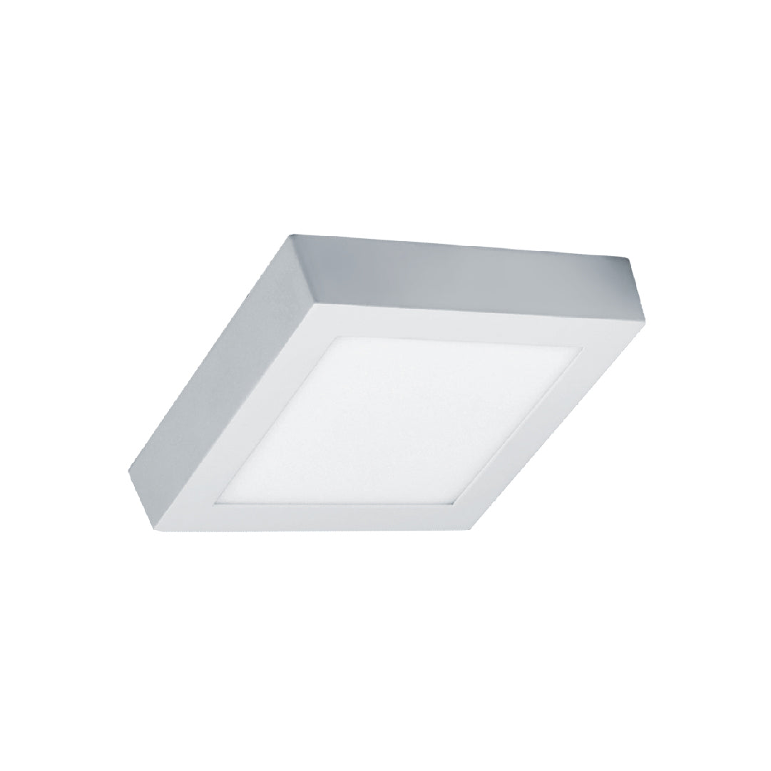 LÁMPARA PANEL LED CUADRADO PARA SOBREPONER, 12W, LUZ FRÍA