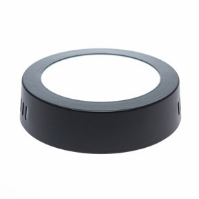 PANEL LED REDONDO NEGRO PARA SOBREPONER, 6W, 300LM