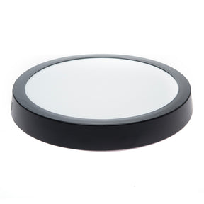 PANEL LED REDONDO NEGRO PARA SOBREPONER, 18W, 1100LM
