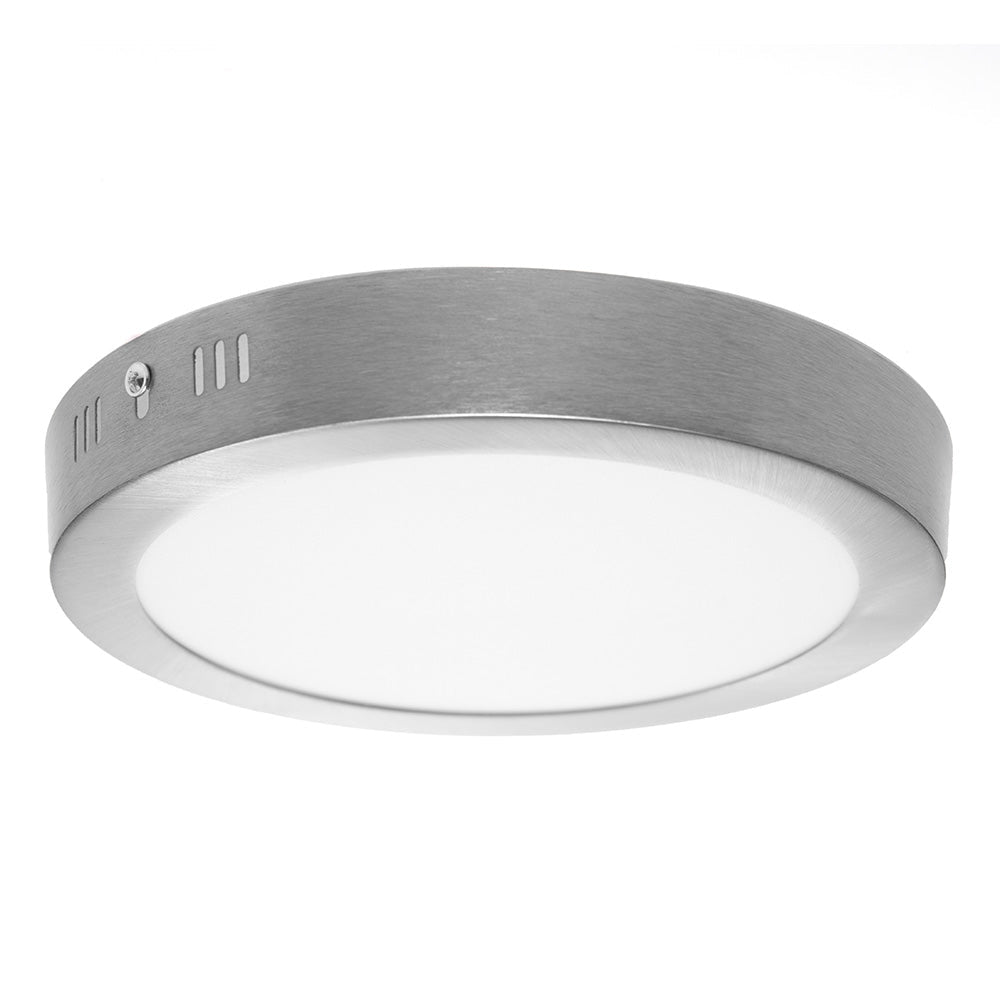 PANEL LED REDONDO SATÍN PARA SOBREPONER, 18W, 1260LM