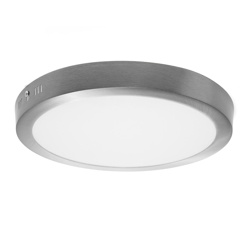PANEL LED REDONDO SATÍN PARA SOBREPONER, 24W, 1689LM