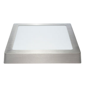 PANEL LED CUADRADO SATÍN PARA SOBREPONER, 18W, 1260LM