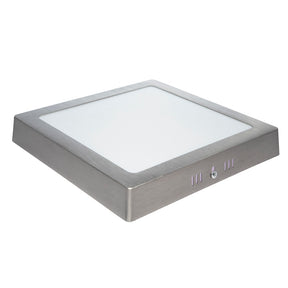 PANEL LED CUADRADO SATÍN PARA SOBREPONER, 18W, 1260LM