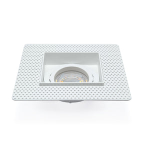 EMPOTRABLE Y5SD CUADRADO BLANCO, BASE MR16, ALUMINIO