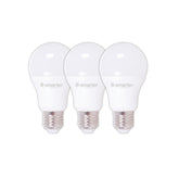 PAQUETE DE 3 FOCOS A19 SMART, 10W, RGB, CCT, MANEJO POR APP