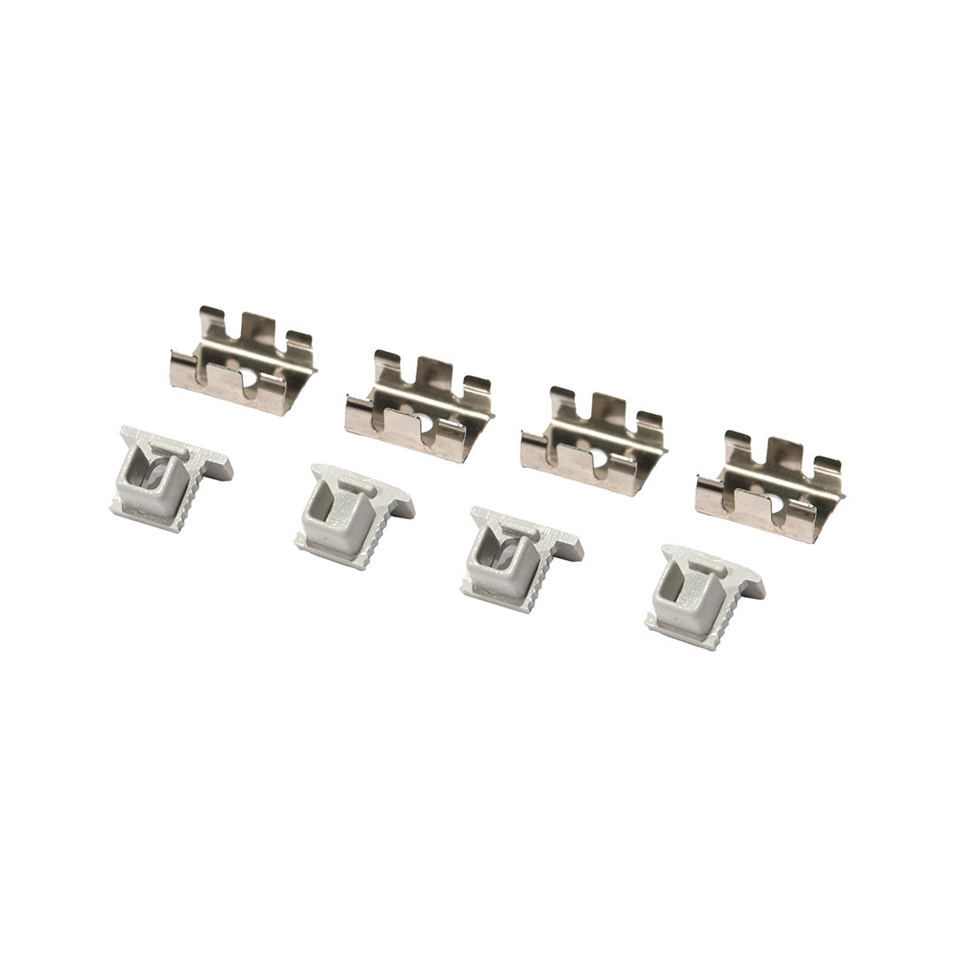 PERFIL EMPOTRABLE PLATA CON CEJA PARA TIRA, 2M, IP44, AL