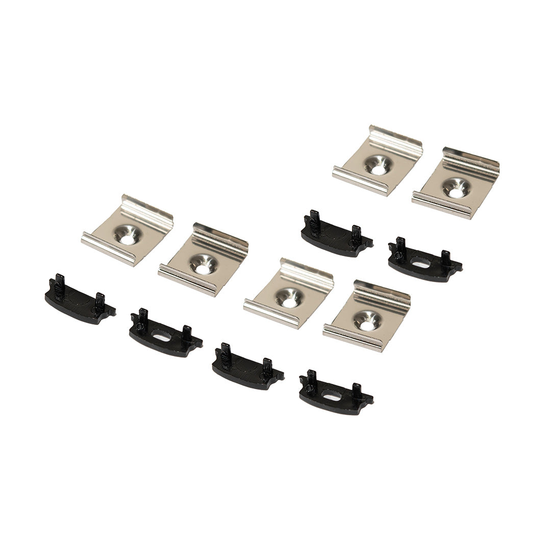 PERFIL ALUMINIO FLEXIBLE NEGRO PARA TIRA LED, 3M, IP44