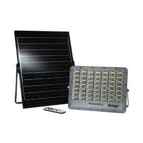 REFLECTOR CON PANEL SOLAR YUMA, 100W, LUZ FRÍA, CON CONTROL