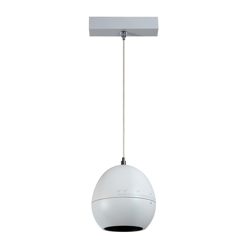 LUMINARIO HS-ION APPLE ADJ. ZOOM BLANCO, 10W, 5000K, 940LM