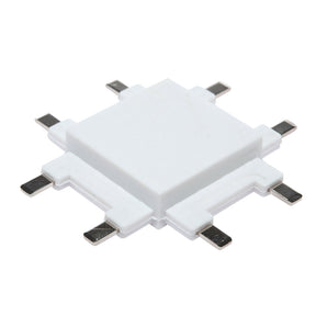 CONECTOR BLANCO PARA RIEL MAGNÉTICO HS-ION, TIPO X