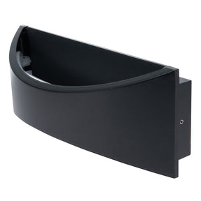 ARBOTANTE PARA PARED BX NEGRO 6W, LUZ CÁLIDA 720LM, EXTERIOR