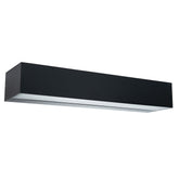 ARBOTANTE PARA PARED H NEGRO 18W LUZ CÁLIDA, 900LM, EXTERIOR