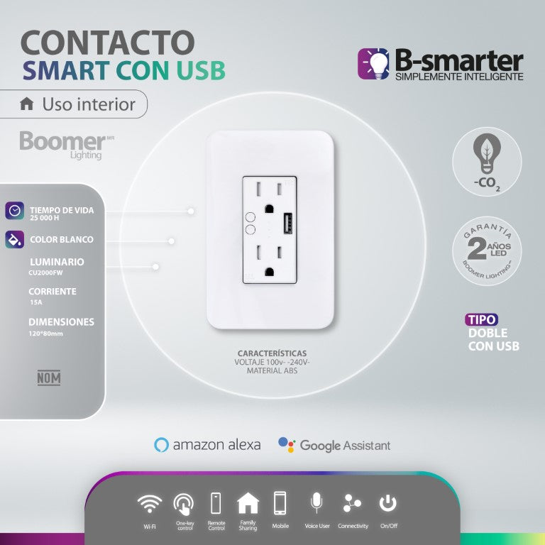 Contacto Smart con USB