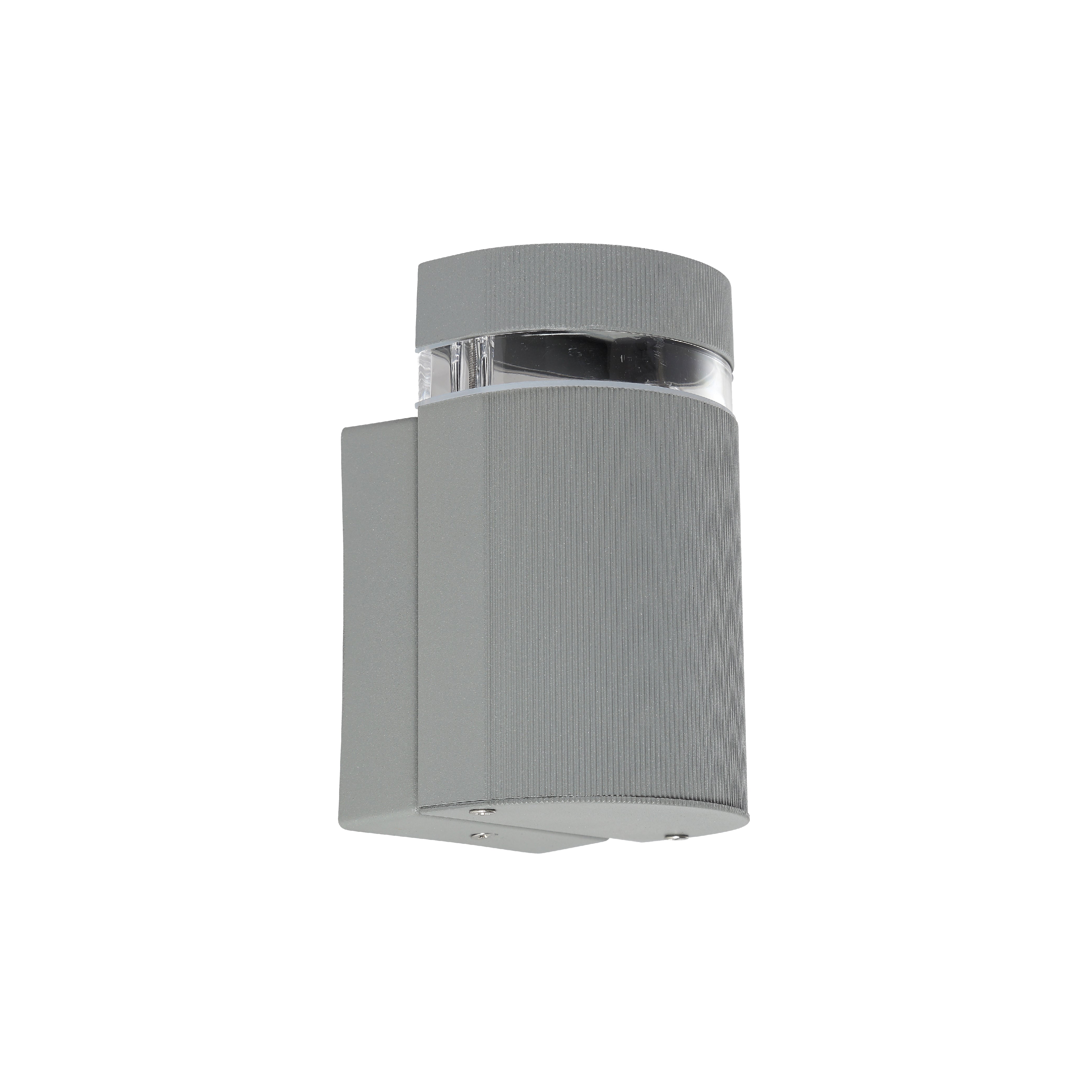 LÁMPARA ARBOTANTE W GRIS, BASE GU10, 6.5 W, EXTERIOR