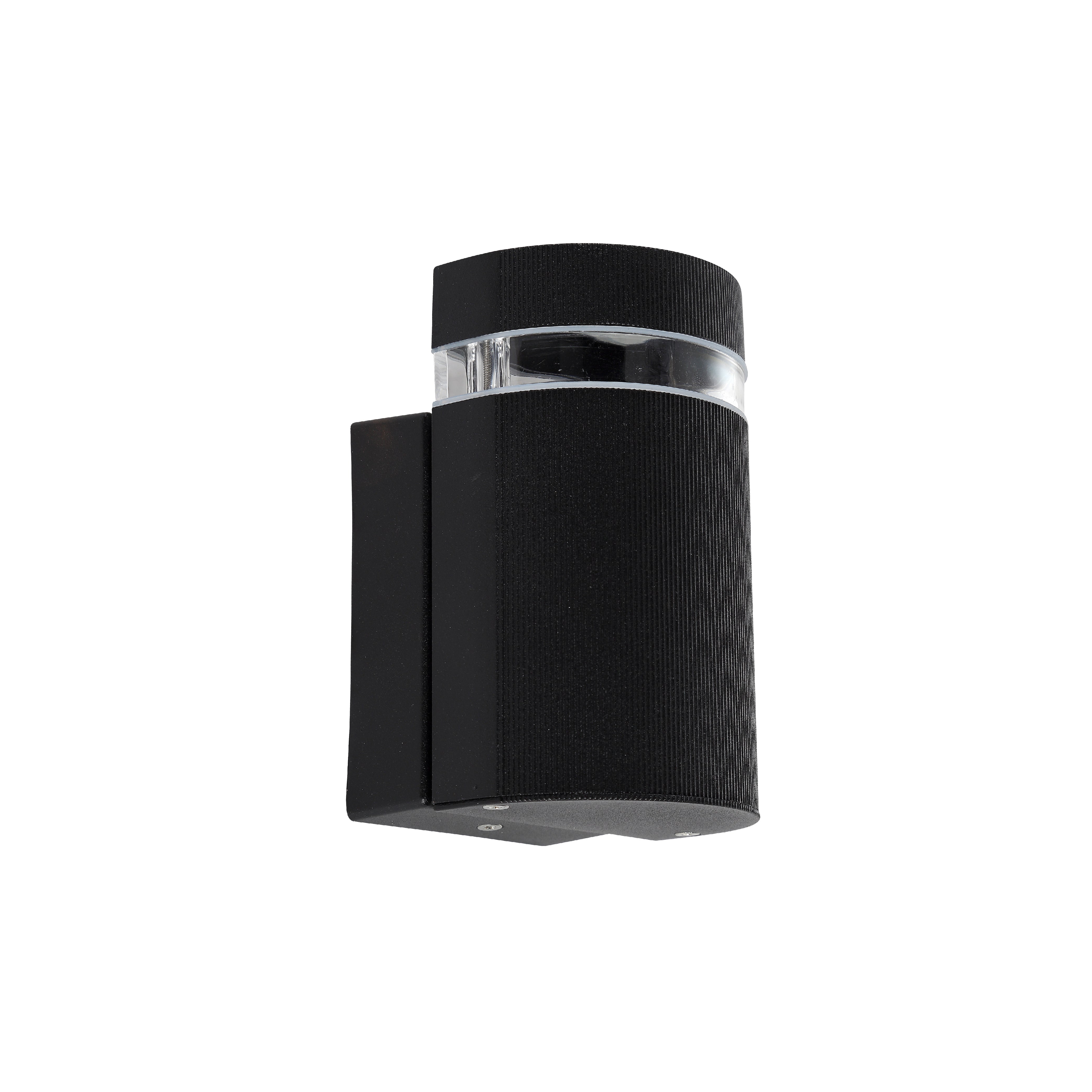 LÁMPARA ARBOTANTE W NEGRO , BASE GU10, 6.5 W, EXTERIOR